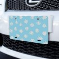 Cute Cloud Pattern Novelty Metal Vanity Tag License Plate