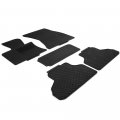 Custom Fit Floor Mats For Bmw F15 X5 2014-2018 Latex Rubber All Seasons Weather Interior Heavy Duty Carpets Black Full Set