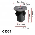 Autobahn88 Nut 12 Or 14 Screw Size Grommet Clip Compatible With Toyota Lexus Oem 9018906224 Pack Of 20