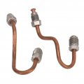 High Durability Copper Brake Pipe For Seat Altea Toledo Leon With Stainless Steel Connector Easy Install Enhanced Safety