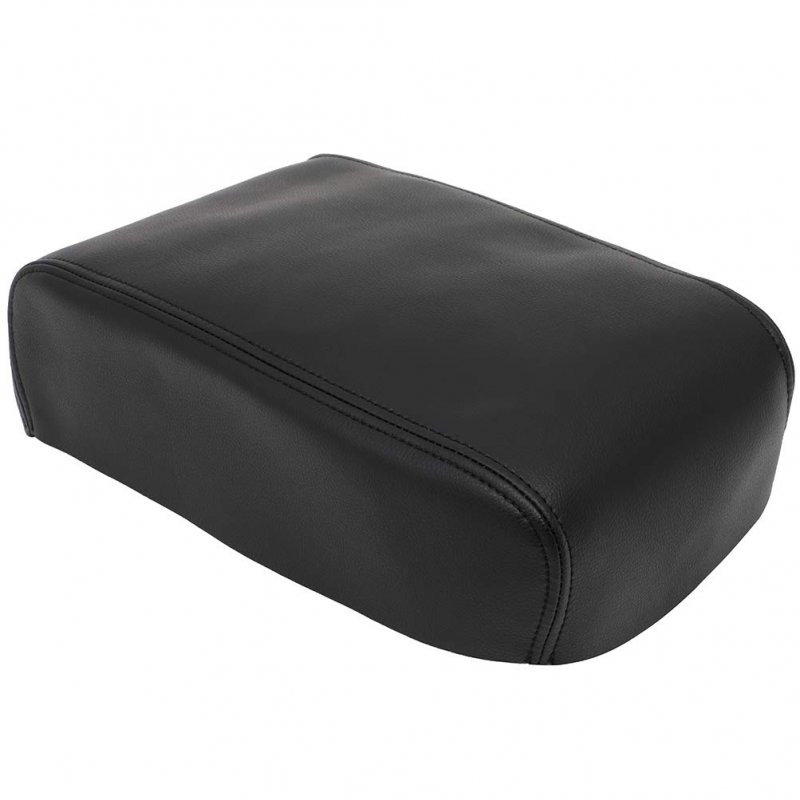 Armrest Center Console Lid Skin Cover Leather For 2009 2010 2011 2012 2013 2014 Nissan Maxima Black