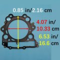 Tuzliufi Head Top End Base Tensioner Gasket Rebuild Set Kit Compatible With Hisun Msu700 700 Cc Utv 12250-007-000 15101-f39-000