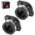 2x Intake Manifold Carburetor Boot For Polaris Snowmobile 400 440 500 600 650 1985-1999 Star Trail Classic Wide Trak Tran Sport 