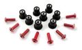 Puig 0957r Red Windscreen Screw Kit With Well Nut 
