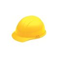 Erb Cap Style Hard Hat Yellow 4 Pt Liberty Ratchet Suspension Lot 12 19322 
