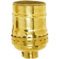 Keyless Light Socket Solid Brass Short Medium Base 1 8 Ips Plt 90-871 
