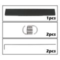 Tailgate Cap Protector Cover Flex Trim Molding For Ford F250 F350 Trucks 2011-2016 With Built-in Rear Flexible Tail Gate Step