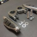 Rider 1 2 Stiletto 4475 Foot Peg P-clamps For Honda Shadow Ace Magna Valkyrie Chrome Body Black Rubber New Aftermarket Products