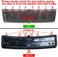 Kuafu Rear Decklid Panel Trim Compatible With 2015-2023 Ford Mustang Gt Trunk Center Cover Carbon Fiber Style