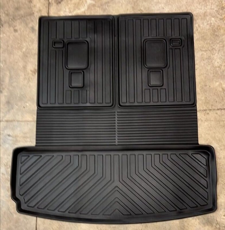 Eaccessories Ea Cargo Liner Trunk Mat For Jeep Grand Cherokee L 7 Seats 2021-2024 A Weather-resistants Cars With Raised Lipa