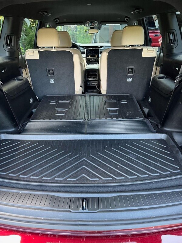 Eaccessories Ea Cargo Liner Trunk Mat For Jeep Grand Cherokee L 7 Seats 2021-2024 A Weather-resistants Cars With Raised Lipa