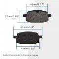 Front Disc Brake Pads Replacement For Gy6 49cc 50cc Moped Scooter C029-120