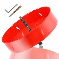 9 4 Inch Bi-metal Hole Saw Hss Cutter Heavy Duty For Drilling Wood Plastic Plywood Ceiling Thin Metal 240mm 