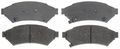 Raybestos Sgd1075c Service Grade Ceramic Disc Brake Pad Set 