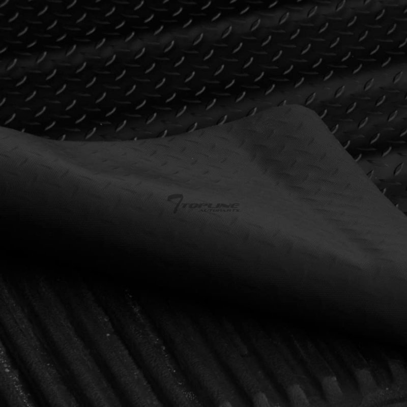 Tlaps 7422454018098 For 2020-2023 Chevy Silverado Gmc Sierra 2500 3500 Hd 8 Feet 98 2 Long Bed Black Rubber Diamond Plate Truck