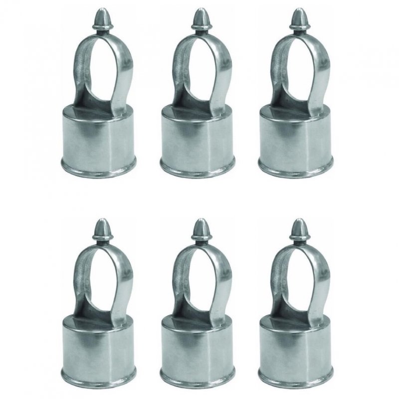 Chain Link Fence Loop Cap Eye Top Use For 1-7 8 Outside Diameter Posts And 1-3 Rail Pipe Aluminum