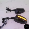 Httmt Mt245- Led Rear View Mirror Fit Compatible With Cbr 600 F1 F2 F3 900 929 954 Rr Black