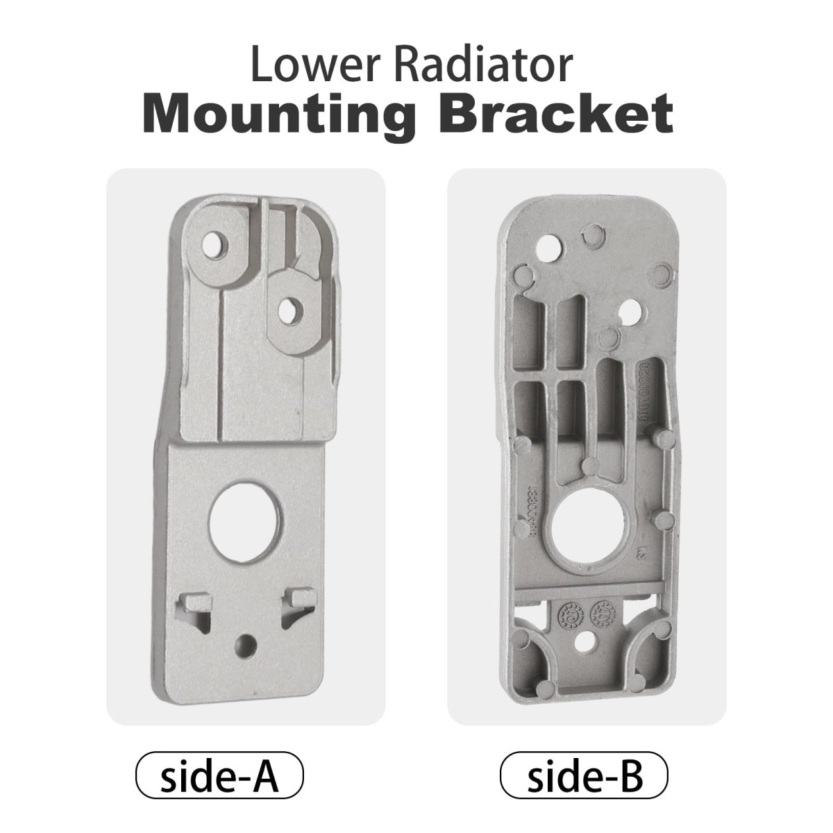 2pcs 13337826 Lower Radiator Bracket Right And Left Tank Mounting Support 13300486 For Buick Cascada 2016 2019 Chevrolet Cruze
