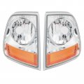 Parking Side Marker Blinker Light Pair Set For 01-04 Ford F150 Lightning 
