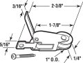 Prime-line B 518 1 In Nylon Sliding Screen Door Spring Tension Roller 2 Pack