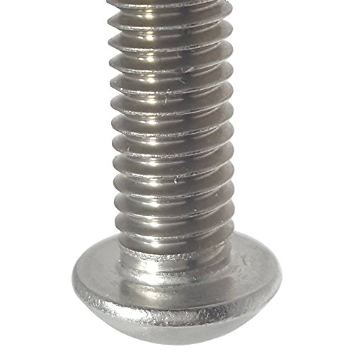 Button Head Socket Cap Screws 1 4-20 X 5 8 In 25 Pack 18-8 Stainless Steel Full Thread Bright Plain Finish Machine Allen Drive