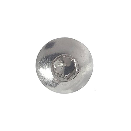 Button Head Socket Cap Screws 1 4-20 X 5 8 In 25 Pack 18-8 Stainless Steel Full Thread Bright Plain Finish Machine Allen Drive