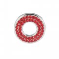 X Autohaux 4pcs Red Bling Inner Car Door Lock Stickers Pull Rod Bolt Covers Decoration Accessories For Mercedes Benz E C Class