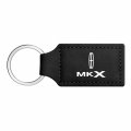 Ipick Image Compatible With Lincoln Mkx Rectangular Black Leatherette Key Chain