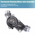 Uxcell 1pcs Car Engine Coolant Thermostat Housing Assembly No 11537509227 11531437040 11531436823 11530139877 For Bmw 530i