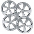 15 Inch Hubcaps Best For 2012-2 Toyota Prius Set Of 4 Wheel Covers 15in Hub Caps Silver Rim Cover Car Accessories 15 Wheels 