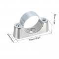 Uxcell 10pcs Pipe Support Bracket Clamp For 5 8 16mm Wall Mount Ceiling Rigid Straps Metal Pvc Tube