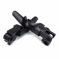 Httmt- Black Smooth Shorty Brake Clutch Levers Compatible With 96-03 H-d Xl 96-12 Softail 96-07 Touring P N Mt241-021st-bk