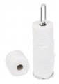 Interneta S Best Stainless Steel Toilet Paper Holder Reserve Brushed Modern Vertical Stand Up Tissue Dispenser 