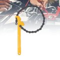 Adjustable Chain Pipe Wrench Heavy Duty Alloy Steel Oil Filter 12 Inch Handle 460mm Long Mechanic Tool For Automotive