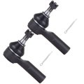 2 Piece Front Outer Tie Rod End Es3713 For Pontiac Vibe And Toyota Matrix 2003 To 2008 Adjustable Suspension Kit 