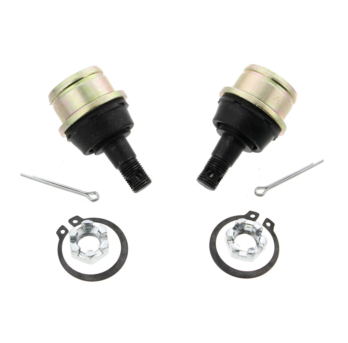 Lower Ball Joints X2 For Yamaha 350 Wolverine Yfm350x Fits 2006 2007 2008 2009 Models Includes Snap Ring Cotter Pin And Bolt