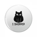 1080 Graphics I Shidded Cat Funny Meme Sarcastic Key Chain Double Sided Stainless Steel Keychain 