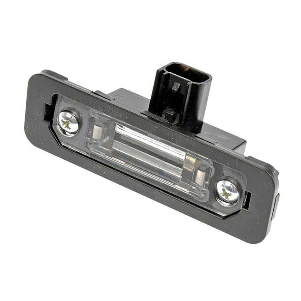 License Plate Light Lens For Ford Fusion 2008 2009 2010 2011 2012 Black Clear Finish Rectangular Bulb Included Replaces
