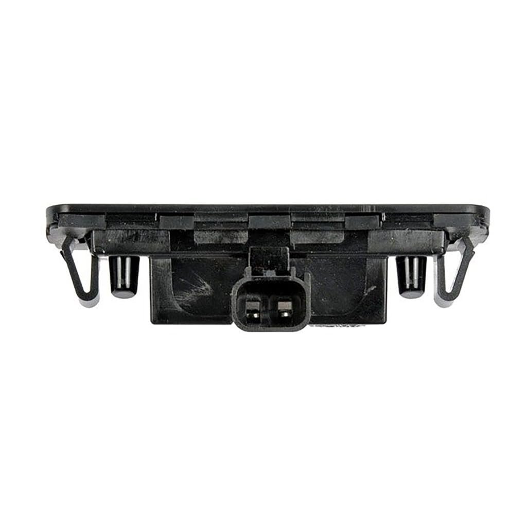 License Plate Light Lens For Ford Fusion 2008 2009 2010 2011 2012 Black Clear Finish Rectangular Bulb Included Replaces