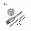 Uxcell Wall Hole Drill Bit 100mm Concrete Cement Stone Saw Cuttering Depth Round Shank With Connecting Rod For Sds X4 Impact