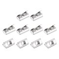 10 Pieces M5 Roll In Spring T Nuts Nickel Plated Carbon Steel For 2020 Series Slot Aluminum Profile 14 2x8x4 2 Mm Size 