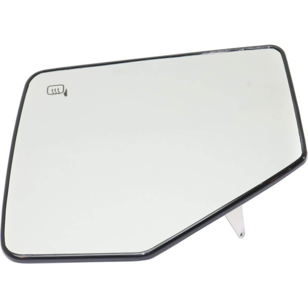 Heated Mirror Glass Driver Side Ford Explorer 2006 2010 Flat With Backing Plate Replacement For 6l2z17k707e And Fo1324113