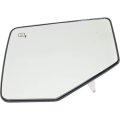 Heated Mirror Glass Driver Side Ford Explorer 2006 2010 Flat With Backing Plate Replacement For 6l2z17k707e And Fo1324113 