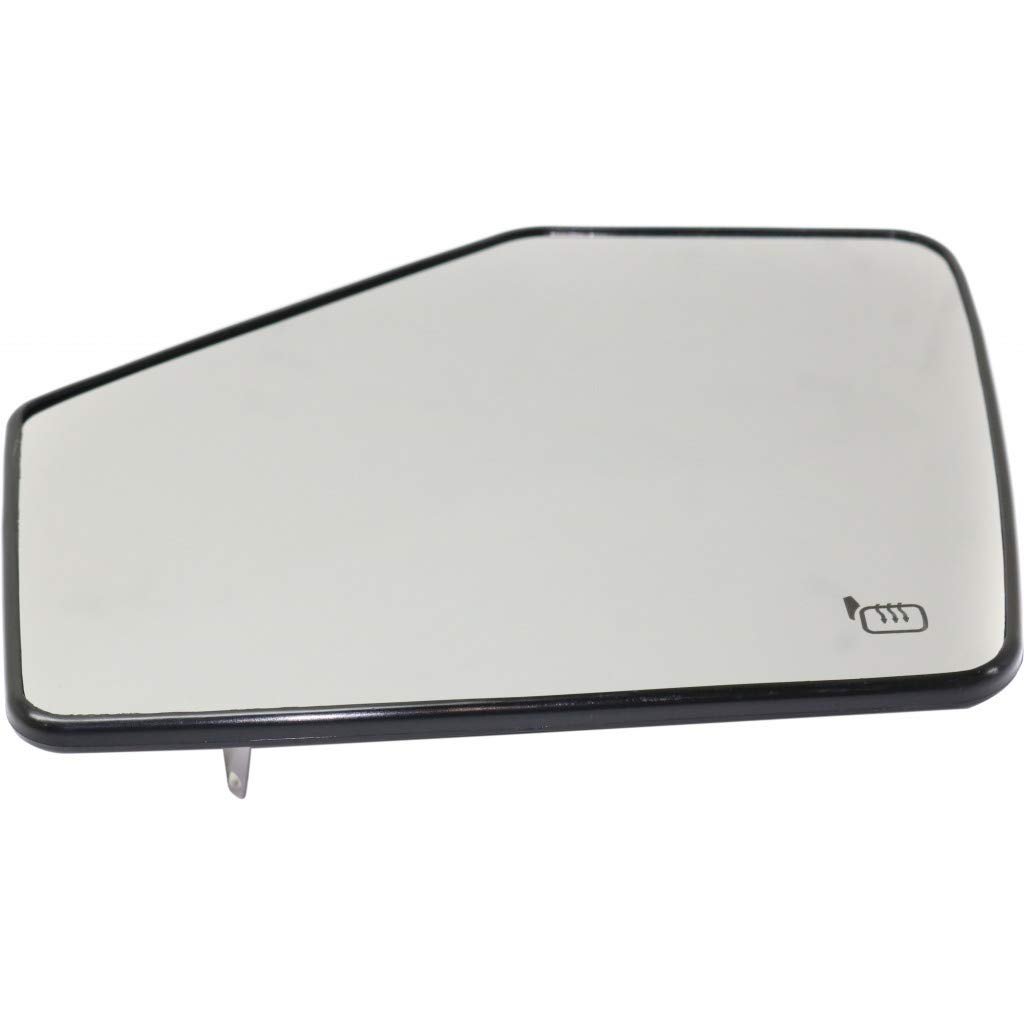 Heated Mirror Glass Driver Side Ford Explorer 2006 2010 Flat With Backing Plate Replacement For 6l2z17k707e And Fo1324113