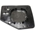 Heated Mirror Glass Driver Side Ford Explorer 2006 2010 Flat With Backing Plate Replacement For 6l2z17k707e And Fo1324113