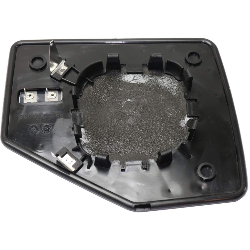 Heated Mirror Glass Driver Side Ford Explorer 2006 2010 Flat With Backing Plate Replacement For 6l2z17k707e And Fo1324113