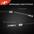 A-premium Rear Driver And Passenger Side Parking Brake Cable Assembly Compatible With Chevrolet Gmc Models Blazer 1998-1999