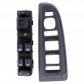 Motoku Black Master Power Door Lock Window Switch Bezel Assembly For Chevy Avalanche Silverado Suburban Tahoe Gmc Sierra Yukon
