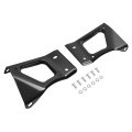 Hecasa Rear Step Bumper Bracket For 2005-2011 Dodge Ram Dakota Mitsubishi Raider Mounting Left Right Powder Coated Black