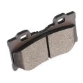 Rear D1347 Semi-metal 4pcs W Hardware Disc Brake Pad Set 